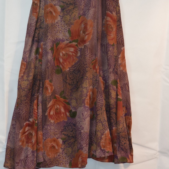 Coldwater Creek Flowered Skirt SZ XL - Picture 1 of 5